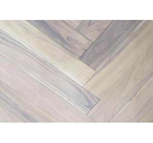 grey white oak herringbone floors