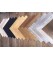 Multi color oak herringbone flooring