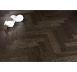 Ash grey oak herringbone floors