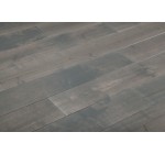 Hand scraped dark gray maple hardwood flooring - 5"x3/4"