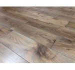 Vintage deep brushed  rutsic oak hardwood flooring - 5"x3/4"