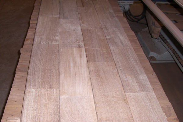 raw sanded plank - teak