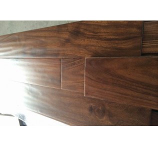 5"x3/4" hand scraped asian walnut hardwood flooring