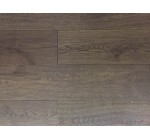 Wire brushed gray oak hardwood flooring