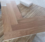 natural oiled oak engineered herringbone flooring