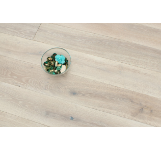 Limed white washed oak hardwood flooring - 6”x3/4”