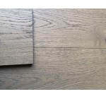 8.5" Wide Light gray wire brushed European Oak Engineered Flooring