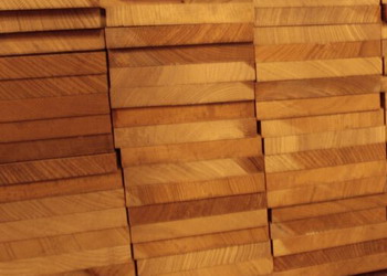 burma teak hardwood plank section view