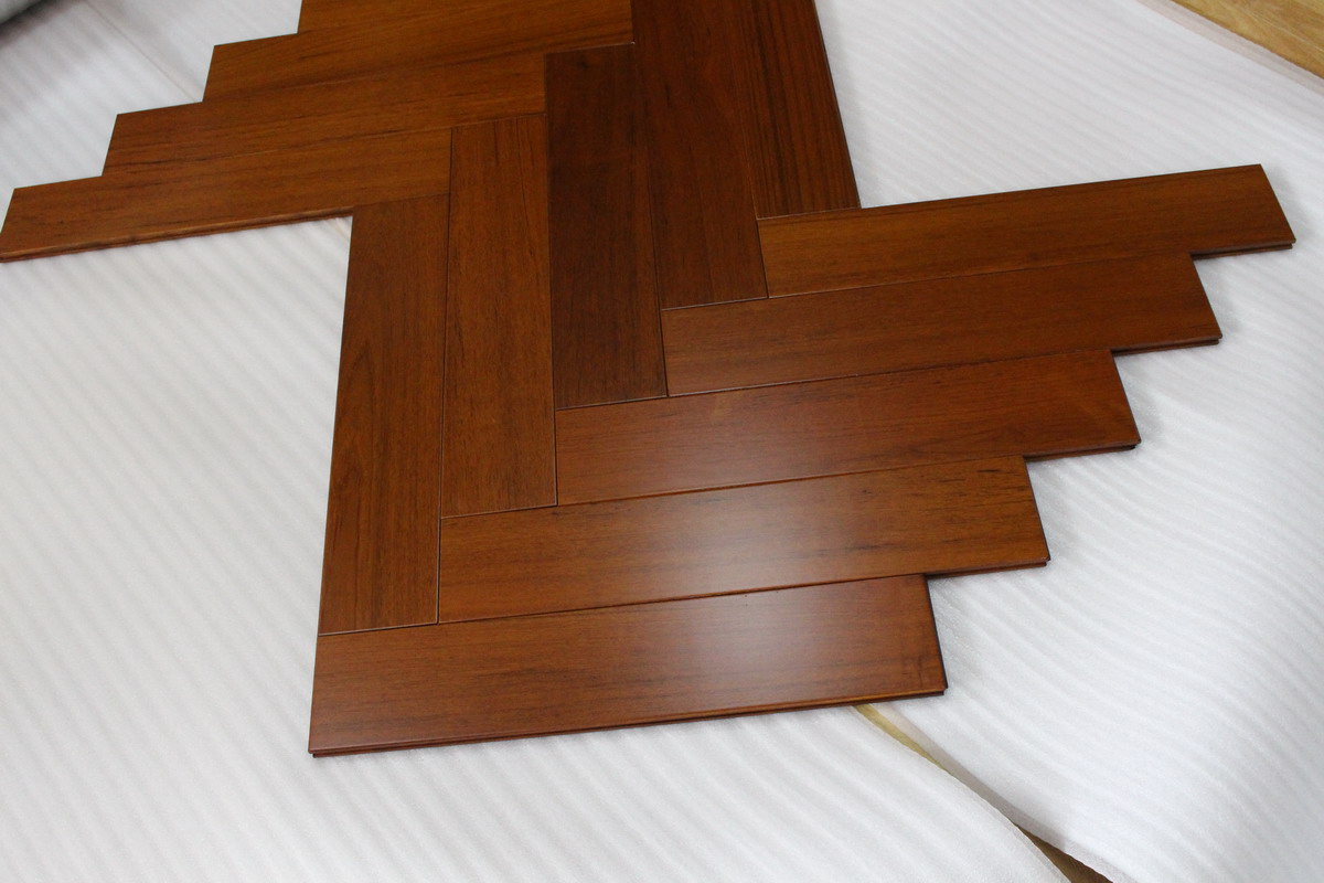 610x120mm teak parquet flooring