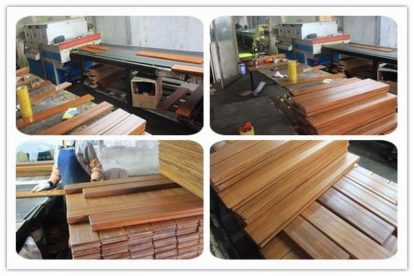 solid wood flooring on machining