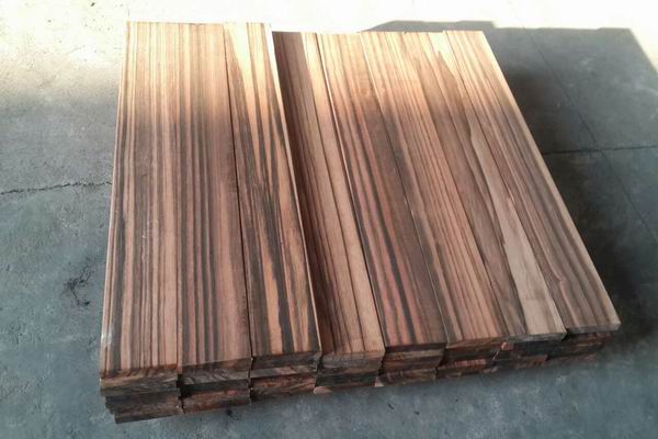 18mm solid wood plank ebony