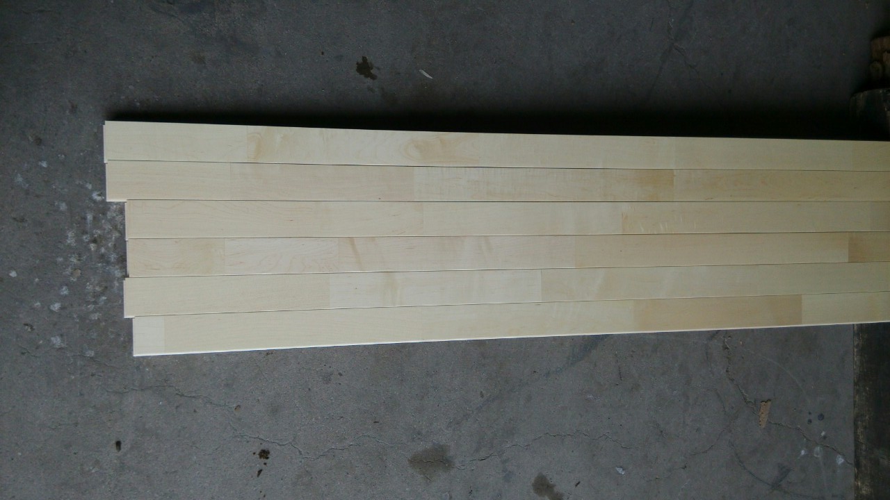 clear face maple strip hardwood flooring china