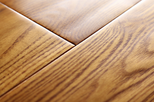 close view - ash golden teak flooring